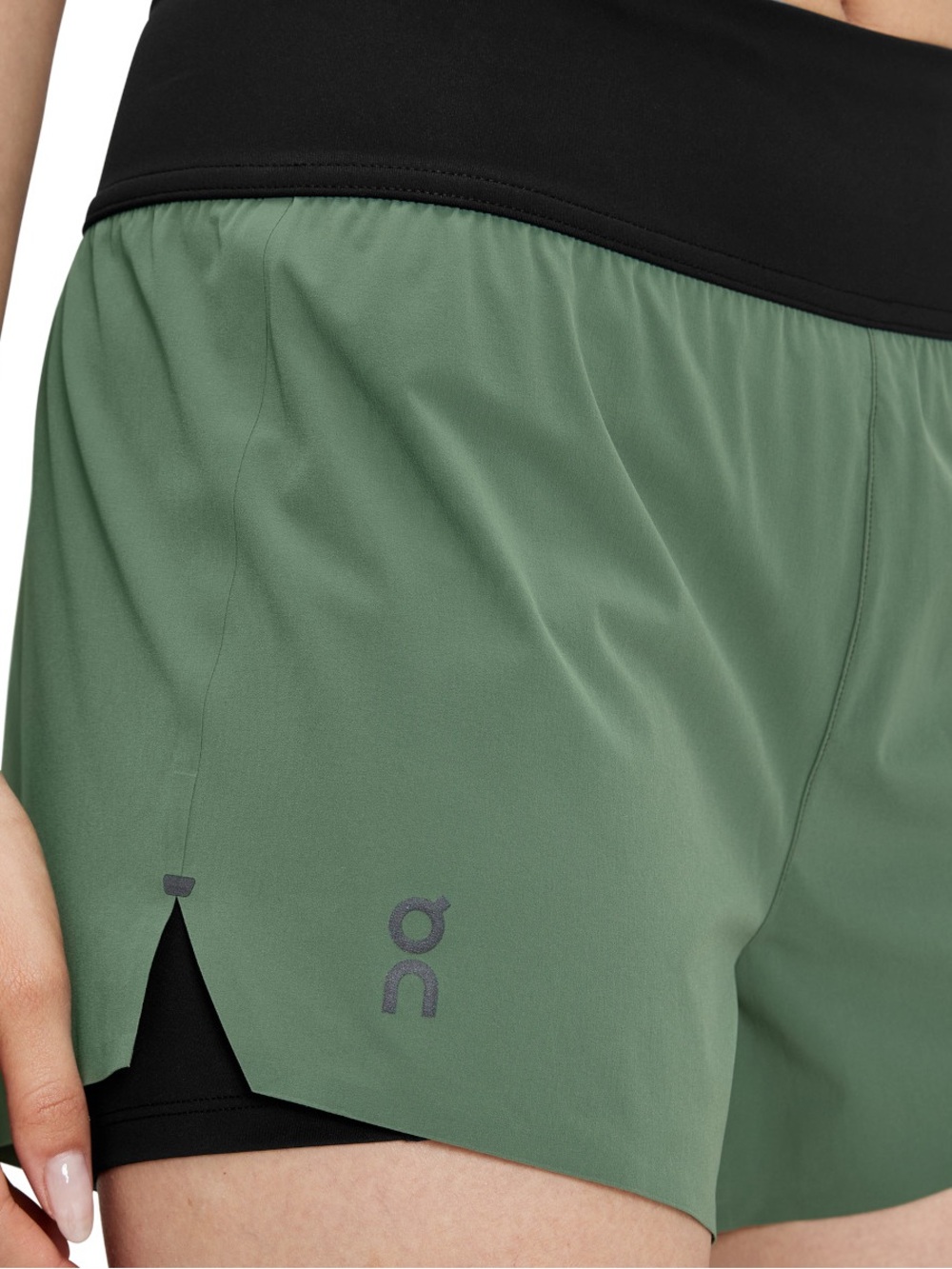On Running Green Running Shorts